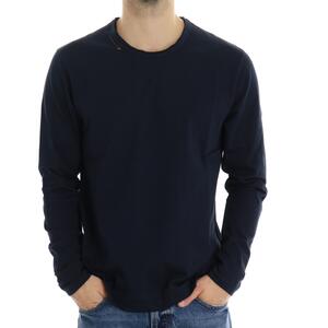 T-SHIRT L/S BLU